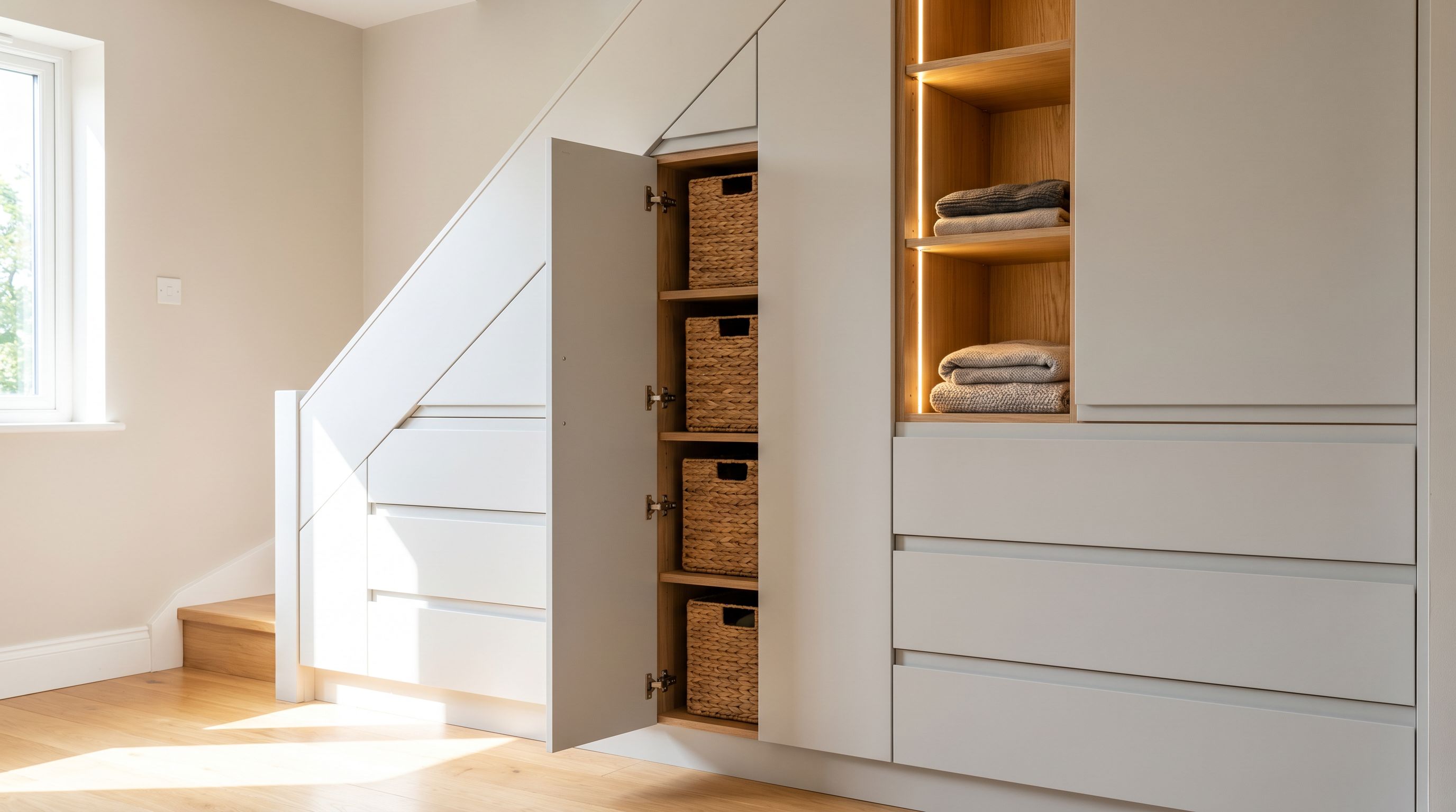 That awkward space under your stairs, often relegated to forgotten boxes or a tumble of shoes, holds immense potential. For many homes across Cardiff, unlocking this area with bespoke, intelligent sto