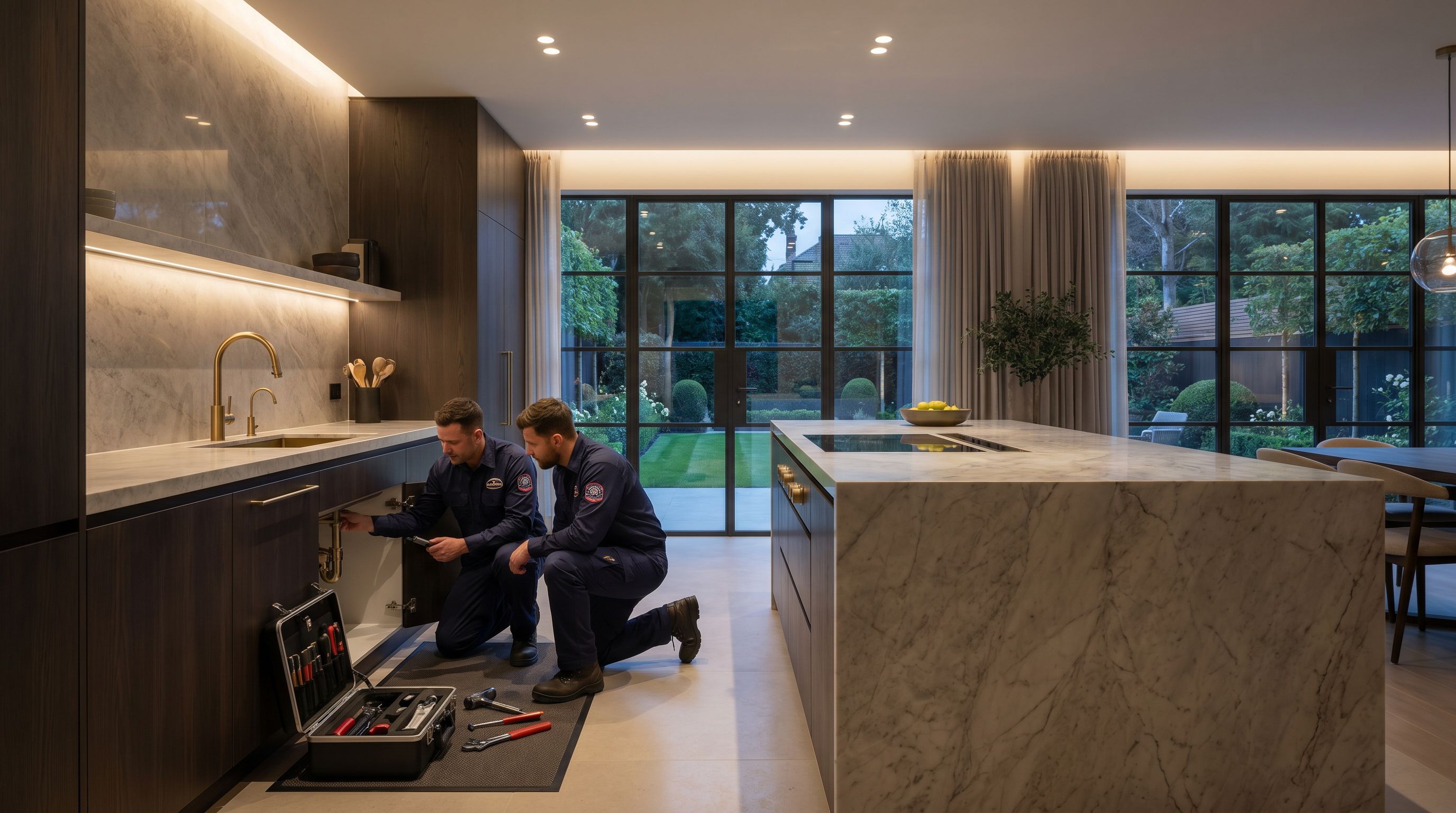 A sudden gush of water under the sink or a toilet that just won't flush, no matter what you try, can turn a pleasant summer afternoon into a major headache. Plumbing emergencies don't wait for conveni
